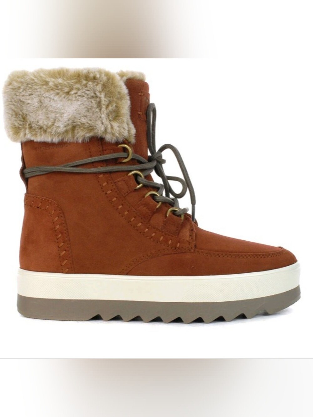 Cougar Vanetta Russet Suede Boots NWOT Size 10